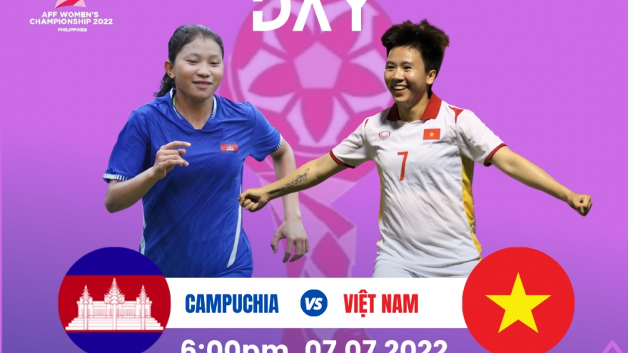 Trực tiếp ĐT nữ Việt Nam 1-0 ĐT nữ Campuchia: Vạn Sự ghi bàn