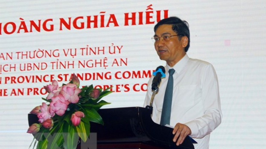 Ông Hoàng Nghĩa Hiếu giữ chức Phó Bí thư Tỉnh ủy Nghệ An
