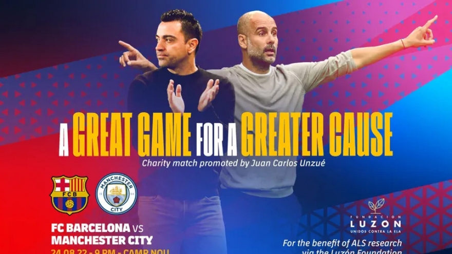 Man City và Barca đá trận giao hữu đặc biệt giữa mùa giải