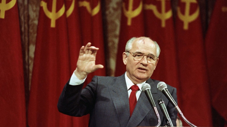 Một số hình ảnh ông Gorbachev trong sự nghiệp chính trị của mình