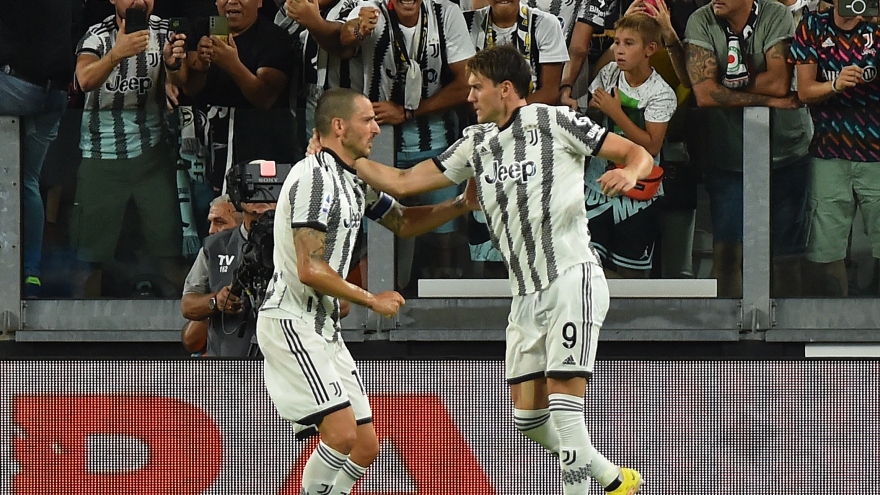 Thắng dễ Sassuolo, Juventus khởi đầu hoàn hảo ở Serie A