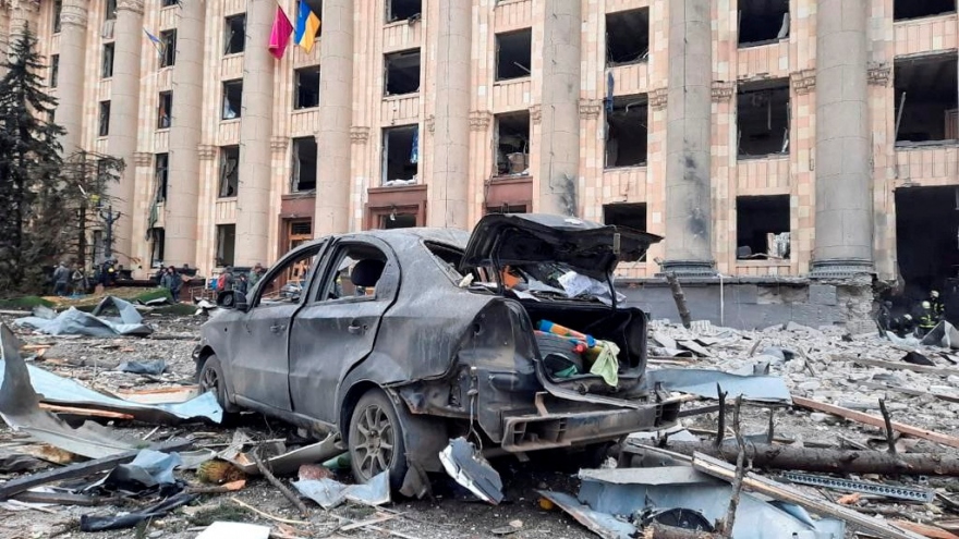 Giao tranh ác liệt tại Kharkov, Ukraine tố Nga pháo kích khu dân cư
