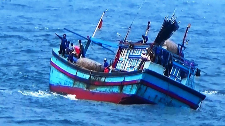 43 thuyền viên tàu cá được cứu sống sau va chạm với tàu hàng