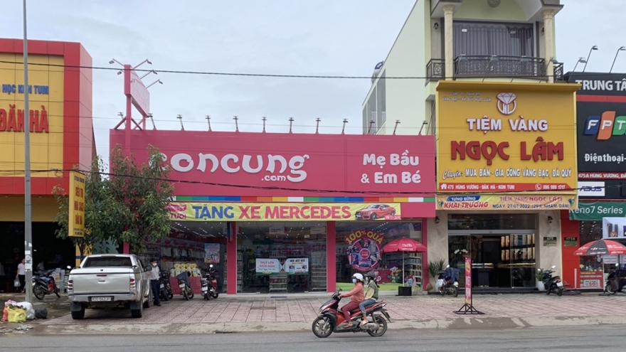 Kon Tum yêu cầu đóng cửa, dừng kinh doanh trên đất công bị cho mượn ở Đăk Hà