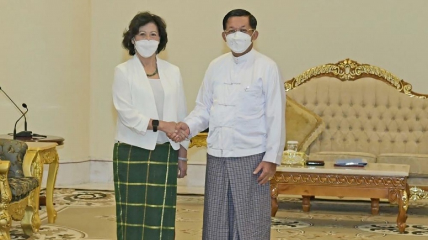 Đặc phái viên Liên Hợp Quốc gặp lãnh đạo chính quyền quân sự Myanmar