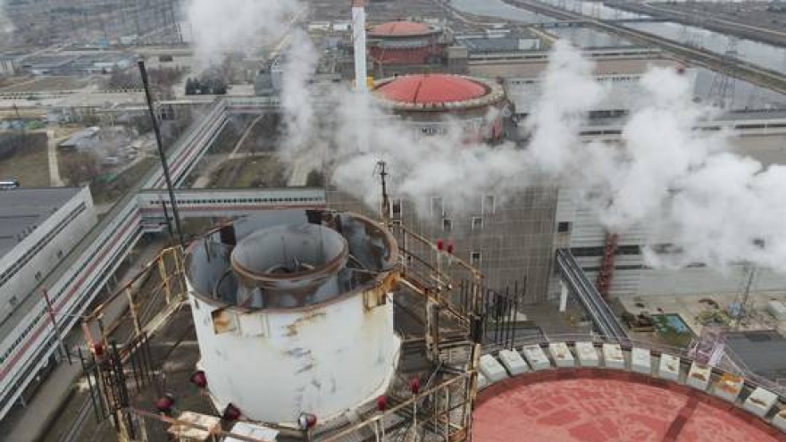 Kích hoạt hệ thống an ninh ở nhà máy điện hạt nhân Zaporizhzhia