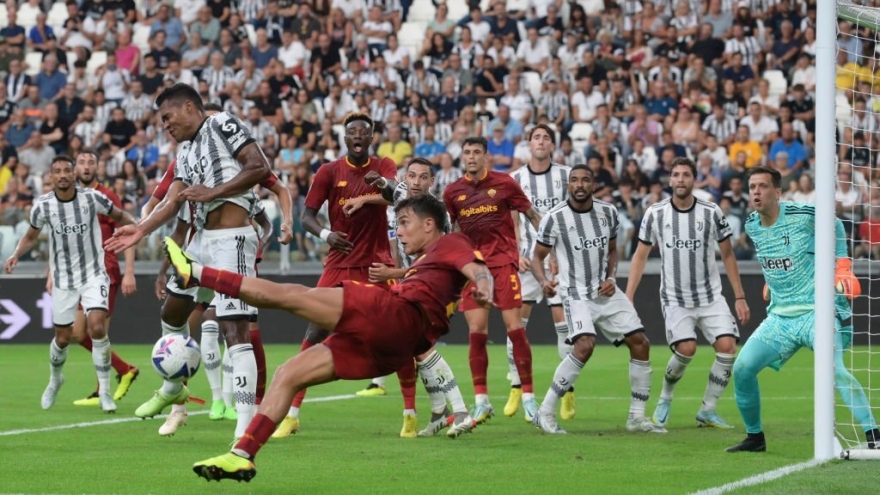 Dybala ghi dấu ấn trong ngày tái ngộ Juventus, cứu AS Roma thoát thua