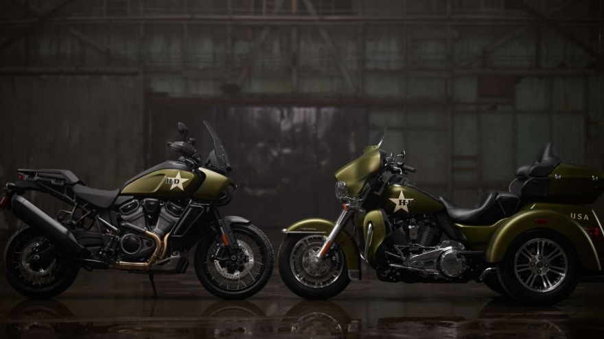 Harley-Davidson ra mắt 2 phiên bản giới hạn tôn vinh quân đội Mỹ