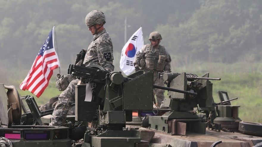 Hàn Quốc và Mỹ tập trận chung gần biên giới Triều Tiên