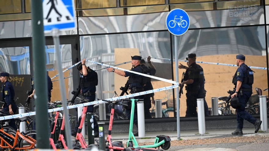 Thụy Điển bắt giữ một thiếu niên sau vụ xả súng làm 1 người chết