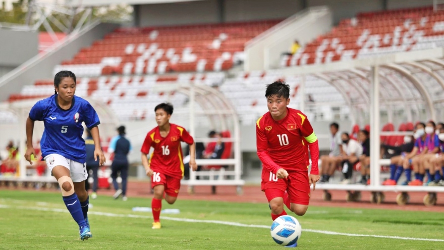 U18 nữ Việt Nam đứng trước cơ hội vô địch U18 nữ Đông Nam Á 2022