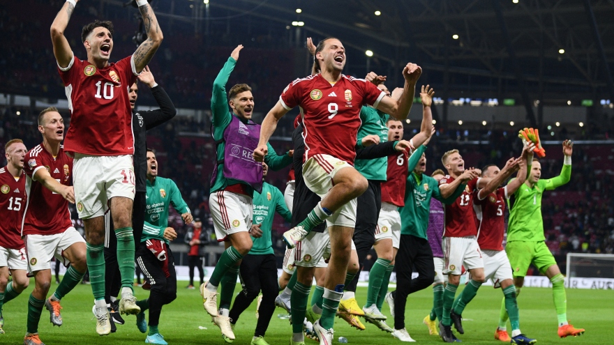 Bảng xếp hạng Nations League mới nhất: Hungary tiếp tục gây sốc