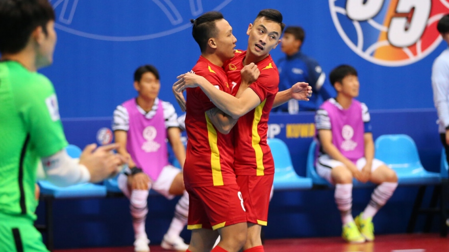 Thắng đậm Hàn Quốc, ĐT Futsal Việt Nam khởi đầu thuận lợi ở giải châu Á