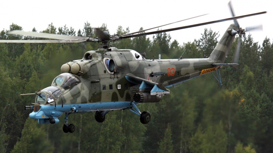 Những trực thăng đáng gờm cả Nga và Ukraine sử dụng trong trận không chiến