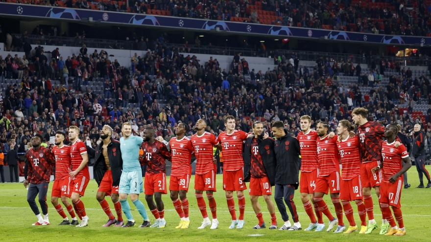 Lịch thi đấu bóng đá hôm nay (12/10): Bayern Munich vượt qua vòng bảng Cúp C1 châu Âu?