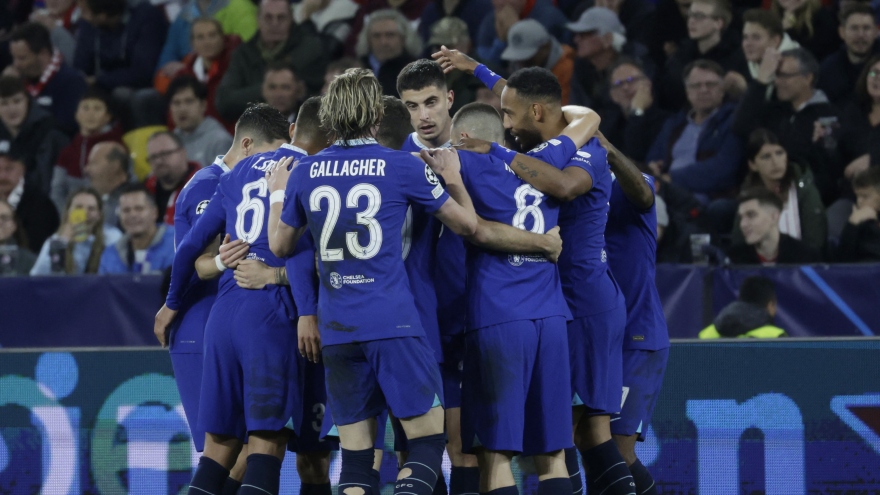 Đánh bại Salzburg, Chelsea vào vòng 1/8 Cúp C1 châu Âu