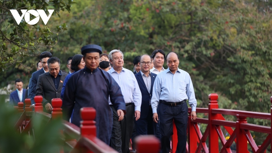 Toàn cảnh chuyến thăm chính thức Việt Nam của Tổng thư ký LHQ António Guterres