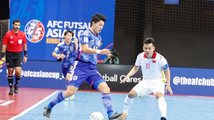 Thua Nhật Bản 0-2, ĐT Futsal Việt Nam đối đầu Iran ở tứ kết Futsal châu Á