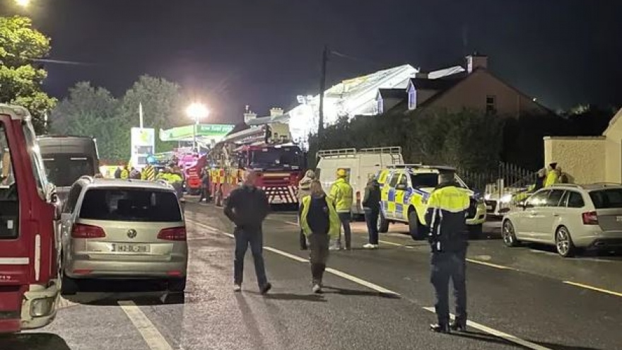 Nổ trạm xăng, 3 người chết và hàng chục người bị thương ở Ireland