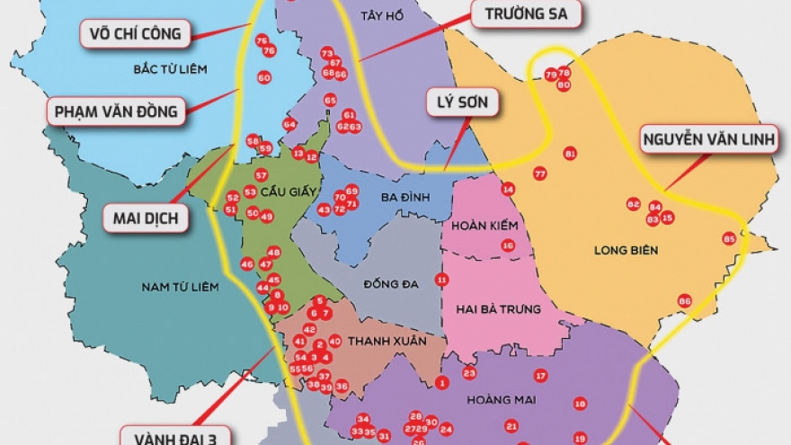 Gần 100 trạm thu phí vào Hà Nội sẽ đặt tại những vị trí nào?