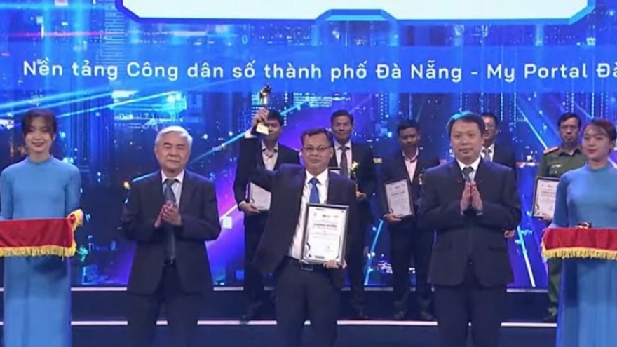 UBND thành phố Đà Nẵng đoạt giải thưởng Cơ quan nhà nước chuyển đổi số xuất sắc