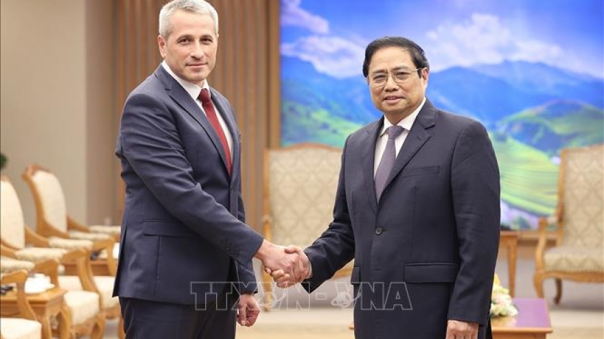 Thủ tướng Phạm Minh Chính tiếp Đại sứ Đặc mệnh toàn quyền Cộng hòa Belarus