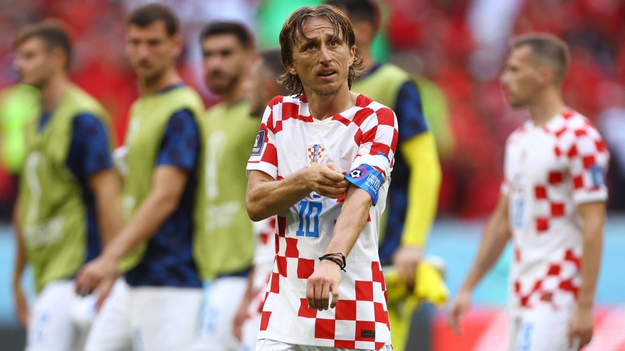 Modric bị phong tỏa, Croatia chia điểm trước Morocco