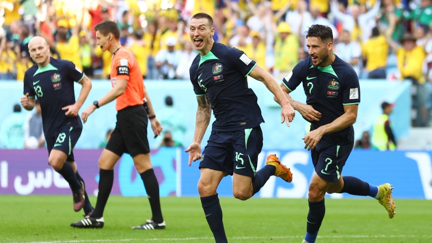 Kết quả World Cup 2022 hôm nay 26/11: Australia thắng kịch tính Tunisia