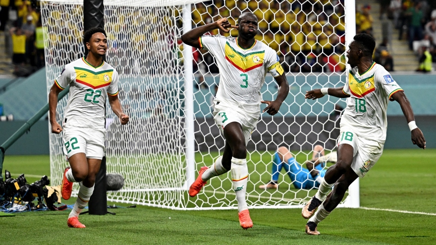 Đánh bại Ecuador, Senegal ghi tên vào vòng 1/8 World Cup 2022