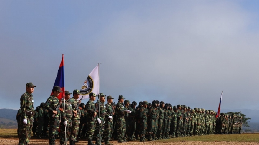 Quân đội Lào - Nga tập trận chung thường niên Laros-2022
