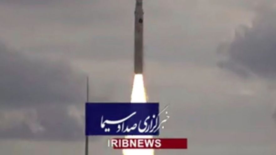 Mỹ lo ngại sau khi Iran phóng thử thành công tên lửa đưa vệ tinh lên quỹ đạo