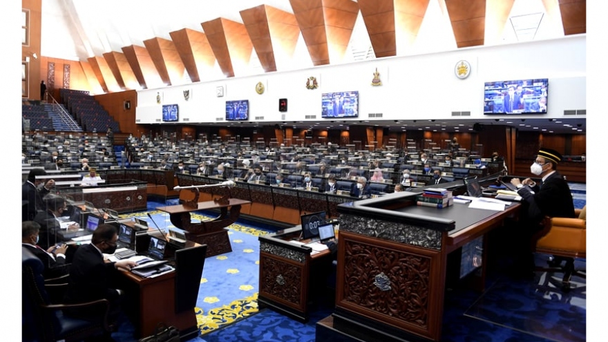 Hạ viện Malaysia bỏ phiếu tín nhiệm đối với tân Thủ tướng ngay sau phiên khai mạc