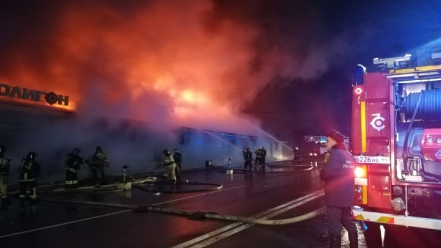 Cháy hộp đêm tại Nga, ít nhất 13 người thiệt mạng