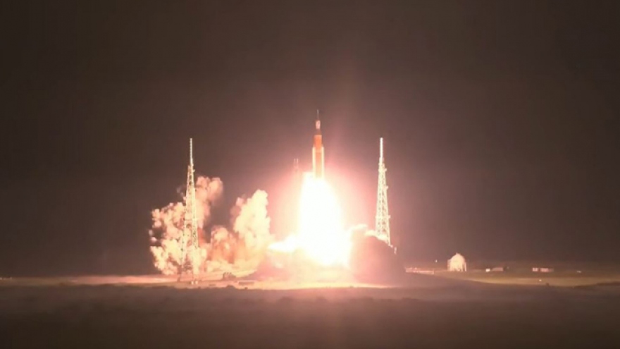 NASA phóng thành công tàu vũ trụ Mặt Trăng Artemis-1