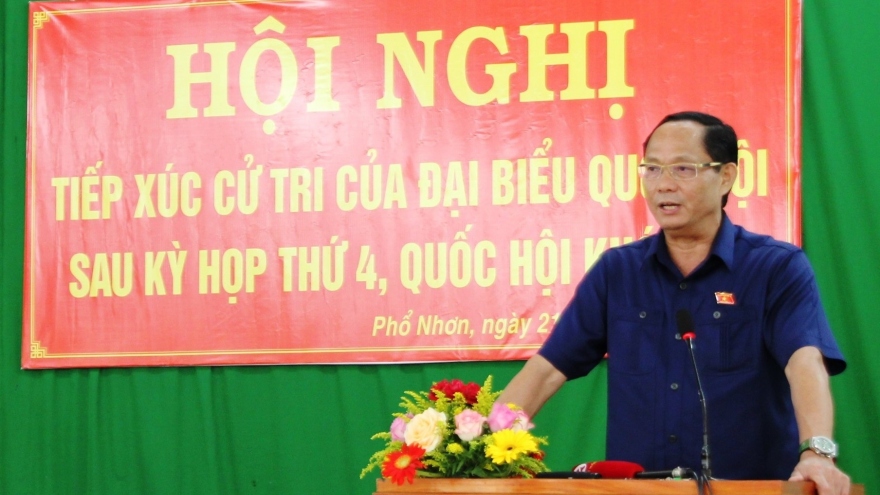 Đoàn đại biểu Quốc hội tỉnh Quảng Ngãi, Yên Bái tiếp xúc cử tri