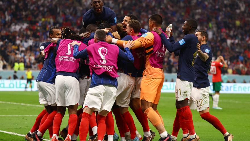 Đánh bại Morocco, Pháp vào chung kết World Cup 2022
