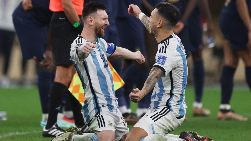 Mbappe lập hat-trick vẫn phải nhìn Messi lần đầu vô địch thế giới cùng Argentina