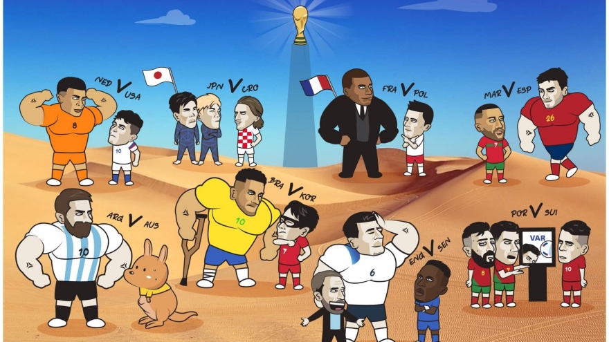 Biếm hoạ 24h: Ronaldo và Messi tìm thấy điểm tương đồng ở World Cup 2022