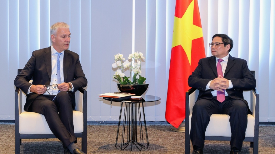 Thủ tướng Chính phủ Phạm Minh Chính tiếp lãnh đạo Liên minh Bỉ - Việt