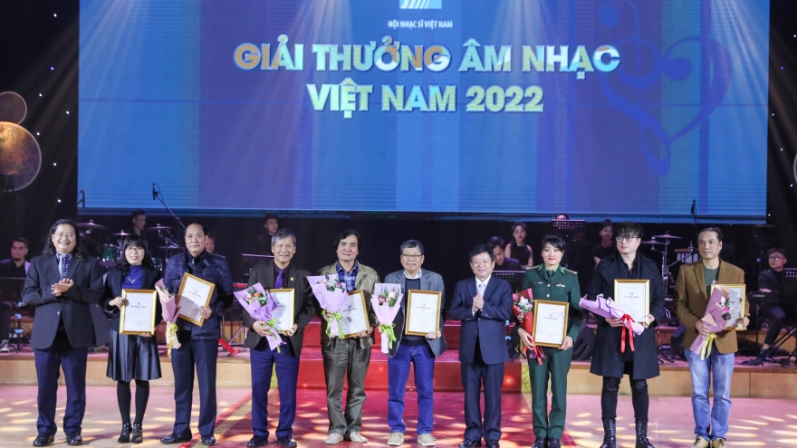 Hội Nhạc sĩ Việt Nam kỷ niệm 65 năm thành lập và trao giải thưởng âm nhạc 2022