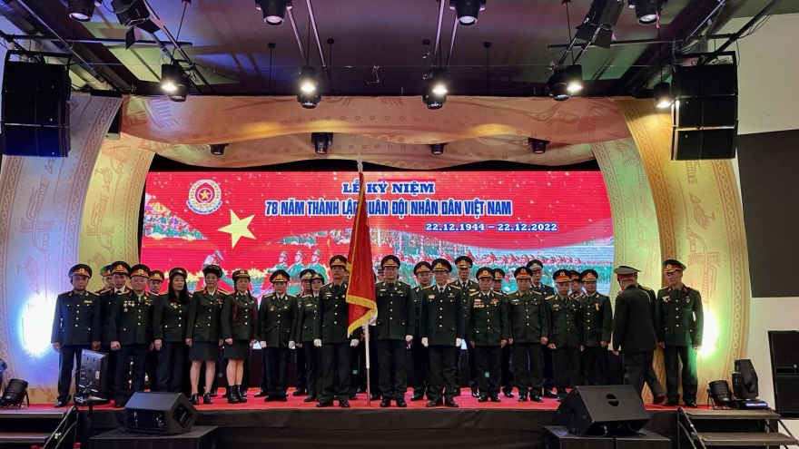 Kỷ niệm 78 năm ngày thành lập Quân đội Nhân dân Việt Nam tại Cộng hòa Séc