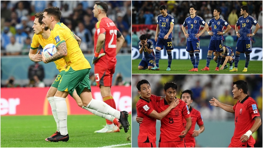 Bóng đá châu Á không có đại diện vào tứ kết World Cup trong 20 năm qua