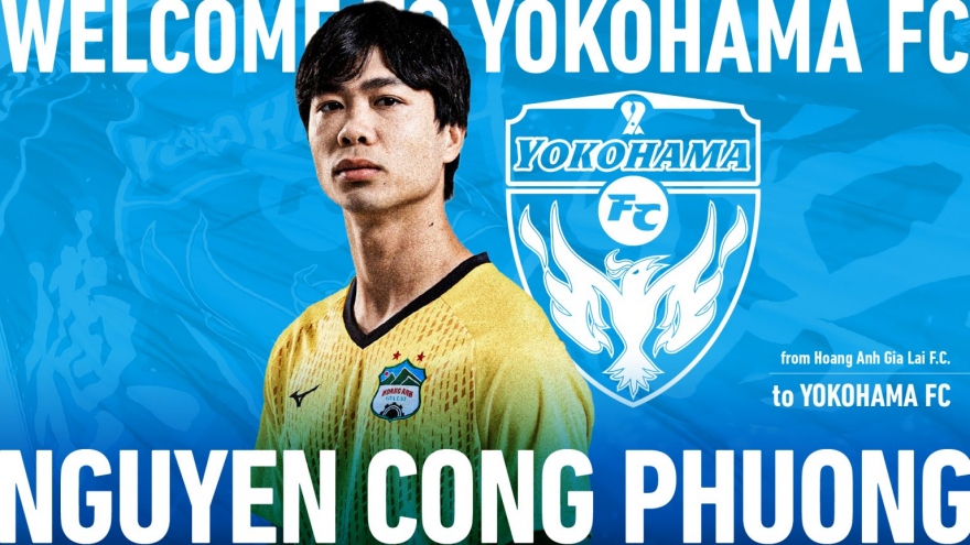 Chính thức: Yokohama FC mua đứt Công Phượng từ HAGL