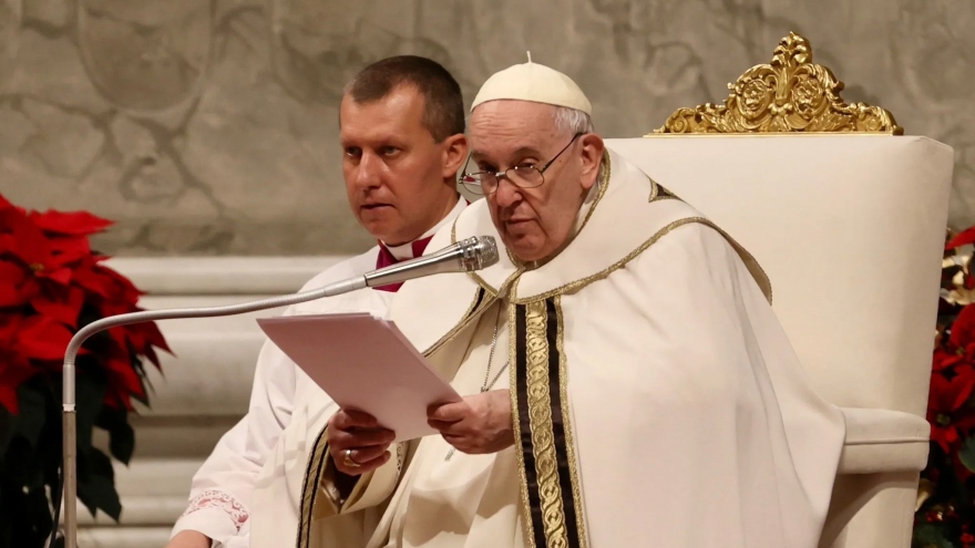 Giáo hoàng Francis kêu gọi chấm dứt chiến tranh và xung đột