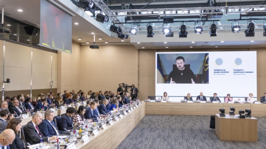 Hội nghị “Đoàn kết với Ukraine” vận động được gần 1 tỷ euro 