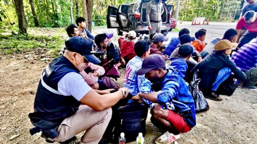 Thái Lan phát hiện nhiều người Myanmar nhập cảnh trái phép tìm cách sang Malaysia