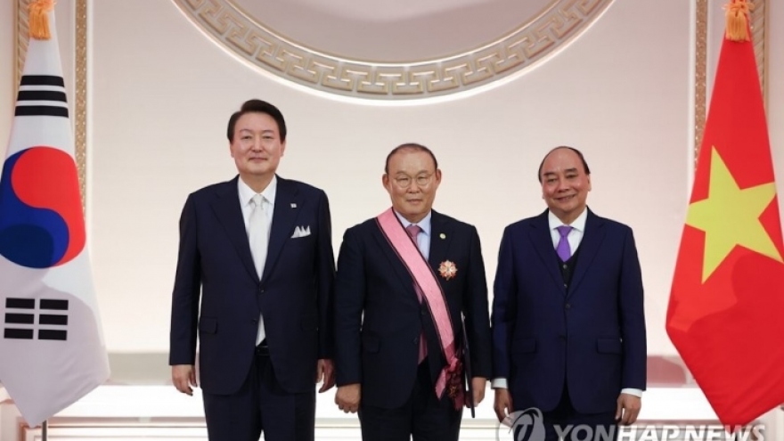 HLV Park Hang Seo nhận huân chương Heungin vì sự nghiệp ngoại giao Hàn Quốc