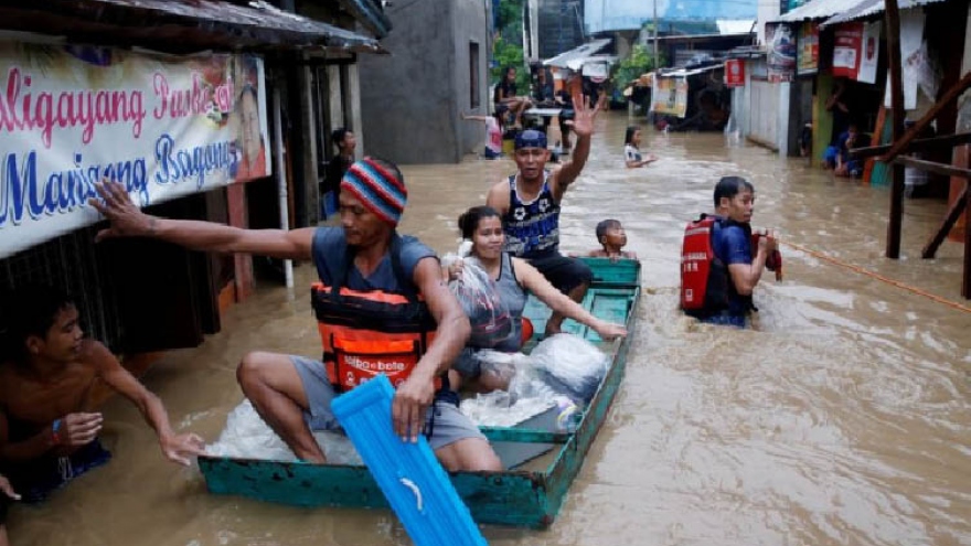 Ít nhất 8 người thiệt mạng do mưa lũ ở Philippines