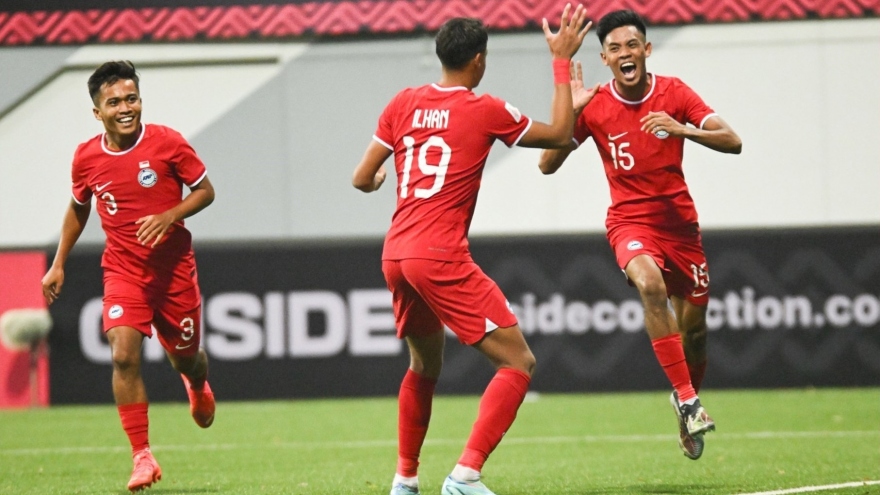 Đánh bại Myanmar, Singapore san bằng điểm số với ĐT Việt Nam ở AFF Cup 2022