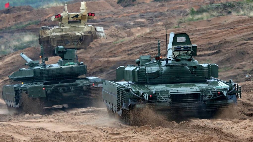 Nga huấn luyện binh sĩ sử dụng xe tăng T-90M Proryv bản nâng cấp